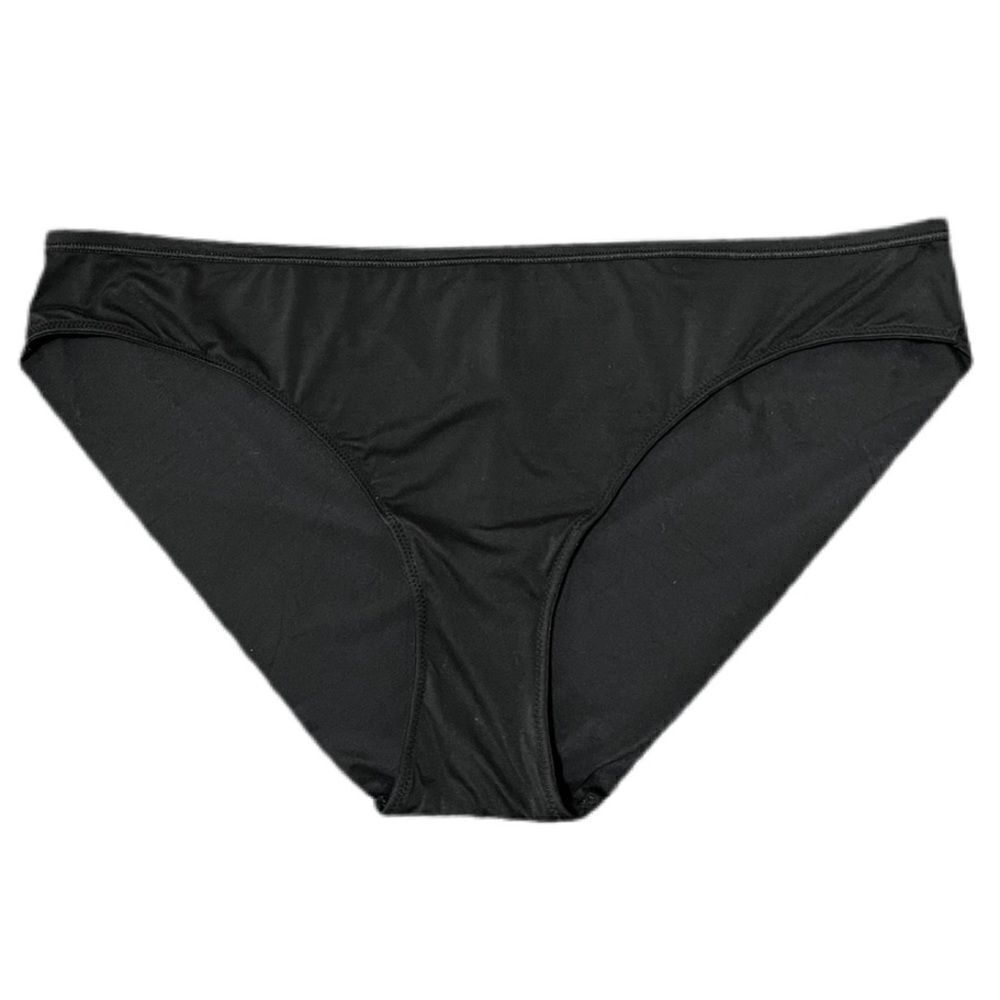 Victorias Secret Discontinued Supersoft Smooth Cheekini Panty Black Large